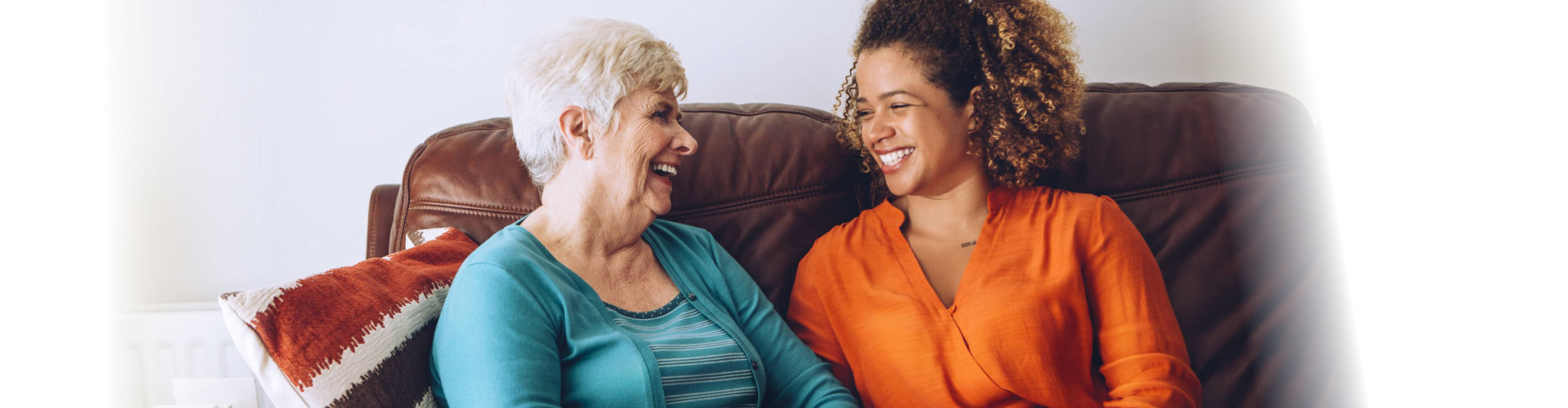 senior woman and her caregiver